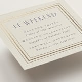 "Tiled Romance" - Mini Enclosure Cards in Dynasty Blue by Ana de Sousa - Detail