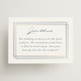 "Aurelia" - Mini Enclosure Cards in Dusty Blue by Janean Hinger - Front