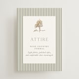 "Country Elegance" - Mini Enclosure Cards in Sage Green by Lucrecia Caporale - Front