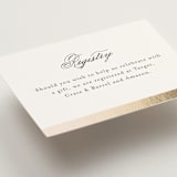 "Gilded Ampersand" - Mini Enclosure Cards in Cotton by Jennifer Postorino - Detail