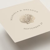 "Seaside" - Mini Enclosure Cards in Champagne by Griffinbell Paper Co. - Detail