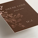 "Shining Florals" - Mini Enclosure Cards in Almond by frau brandt - Detail