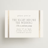 "Side Stripe" - Mini Enclosure Cards in Pearl by Nicole Walsh - Front