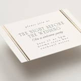 "Side Stripe" - Mini Enclosure Cards in Pearl by Nicole Walsh - Detail