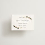 "Coastal Bloom" - Mini Enclosure Cards in Garden Green by Lucrecia Caporale - Front