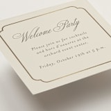 "Arch Frame" - Mini Enclosure Cards in Cognac by Emily Betts - Detail