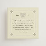 "Honeybee" - Mini Enclosure Cards in Cream by Jennifer Lew - Front