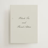 "Pearls" - Mini Enclosure Cards in Fog by Baumbirdy - Front