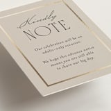 "Luxe Lines" - Mini Enclosure Cards in Champagne by Kristin Oliversen - Detail