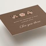 "Blooming path" - Mini Enclosure Cards in Chocolate by Paola Benenati - Detail