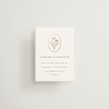 "fleu-de-sel" - Mini Enclosure Cards in Rose by chocomocacino - Front