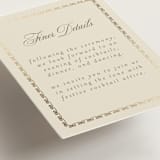 "Ahlum" - Mini Enclosure Cards in Champagne by Deynaaz Daraei - Detail