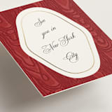 "Moiré" - Mini Enclosure Cards in Crimson by Studio Suku - Detail