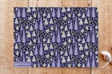 "Winter Night" - Cards in Midnight blue by Surface Love - Back