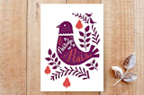 "The Twelve Days of Christmas" - Cards in Eggplant by Surface Love - Front