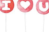 "I Heart U Balloons Card" - Cards in Rose by Belia Simm - Close-Up