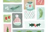 "Christmas Goody Blocks" - Cards in Teal by Megan Kelso - Close-Up