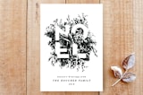 "The Rustic Bouquet" - Cards in Charcoal by Christie Kelly - Front