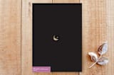 "The Halo" - Cards in Antique Gold by Faiza Khan - Back