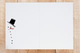 "Frosty At Work" - Cards in spearmint by Deborah Chou - Interior