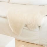 "The Sheepskin Rug in White" - Floor mats in white by Millstream Home