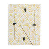 "Blockprint Tulip Picture Frame in Desert Sand, 4x6" - Frames in beige by Michelle Pham