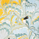 "Blue Hand-Marbled Large Wall Picture Frame, 5x7" - Frames in blue by Inner Child