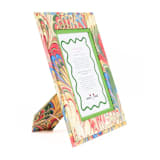 "Hand-Marbled Large Wall Picture Frame in Multicolor, 5x7" - Frames in multicolor by Inner Child