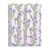 "Purple Forget-Me-Not Picture Frame with Oval Opening, 4x6" - Frames in purple by Michelle Pham