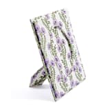 "Purple Forget-Me-Not Picture Frame with Oval Opening, 4x6" - Frames in purple by Michelle Pham