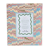 "Hand-Marbled Large Wall Picture Frame in Lilac Blue, 5x7" - Frames in blue by Inner Child