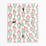 "Blockprint Picture Frame in Red Poppy" - Frames in red by Michelle Pham