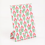 "Blockprint Picture Frame in Red Poppy" - Frames in red by Michelle Pham