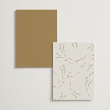 "fresh tropical" - Foil-Pressed Menus in Greenery by Phrosné Barwood - Back of Card Options