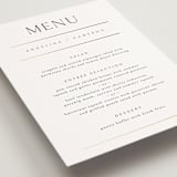 "sophisticate" - Foil-Pressed Menus in Silk by Kelly Schmidt - Detail