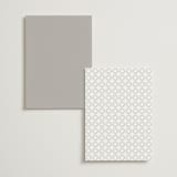 "KEIRAH" - Foil-Pressed Menus in Pearl by Melanie Kosuge - Back of Card Options