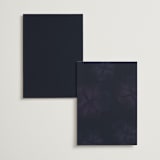 "After Midnight" - Foil-Pressed Menus in Jewel by Susan Moyal - Back of Card Options