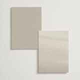 "Classic Line Frame" - Foil-Pressed Menus in Silk by Wildfield Paper Co - Back of Card Options