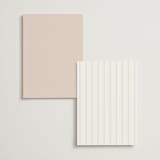 "Posy" - Foil-Pressed Menus in Blush by Everett Paper Goods - Back of Card Options