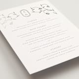 "cantuccini" - Foil-Pressed Menus in Moon by chocomocacino - Detail