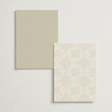 "Embrace" - Foil-Pressed Menus in Cloudy by Jennifer Postorino - Back of Card Options