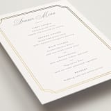 "Formally" - Foil-Pressed Menus in Mist by Sarah Brown - Detail