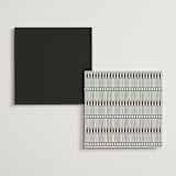 "Documentary" - Foil-Pressed Menus in Lily by Heather Schertzer - Back of Card Options