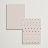 "Together in Bloom" - Foil-Pressed Menus in Wisteria by Monika Konieczna - Back of Card Options