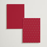 "Amore" - Foil-Pressed Menus in Snow by Ani Somi - Back of Card Options