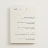 "Vine Wrap" - Foil-Pressed Menus in Cotton by Amy Kross - Front