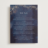 "oponki" - Foil-Pressed Menus in Deep Sea by chocomocacino - Front