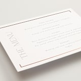"Bellino" - Foil-Pressed Menus in Snow by AK Graphics - Detail