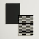 "Tuxedo" - Foil-Pressed Menus in Black Tie by Carolyn Nicks - Back of Card Options