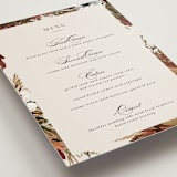 "poetique" - Foil-Pressed Menus in Autumn by Kate Ahn - Detail